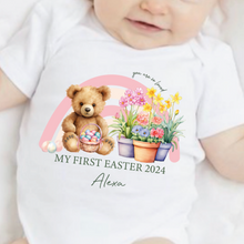 Load image into Gallery viewer, Easter Babygrow, Easter Sleepsuit, My 1st Easter, My First Easter, Babies first Easter sleepsuit, Easter baby outfit, New baby gift Vest