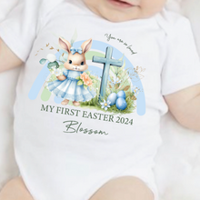 Load image into Gallery viewer, Easter Babygrow, Easter Sleepsuit, My 1st Easter, My First Easter, Babies first Easter sleepsuit, Easter baby outfit, New baby gift Vest