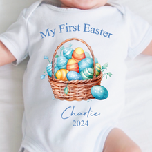 Load image into Gallery viewer, Easter Babygrow, Easter Sleepsuit, My 1st Easter, My First Easter, Babies first Easter sleepsuit, Easter baby outfit, New baby gift Vest