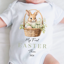 Load image into Gallery viewer, Easter Babygrow, Easter Sleepsuit, My 1st Easter, My First Easter, Babies first Easter sleepsuit, Easter baby outfit, New baby gift Vest