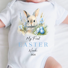 Load image into Gallery viewer, Easter Babygrow, Easter Sleepsuit, My 1st Easter, My First Easter, Babies first Easter sleepsuit, Easter baby outfit, New baby gift Vest