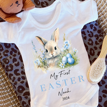 Load image into Gallery viewer, Easter Babygrow, Easter Sleepsuit, My 1st Easter, My First Easter, Babies first Easter sleepsuit, Easter baby outfit, New baby gift Vest