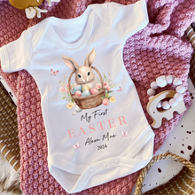 Load image into Gallery viewer, Easter Babygrow, Easter Sleepsuit, My 1st Easter, My First Easter, Babies first Easter sleepsuit, Easter baby outfit, New baby gift Vest