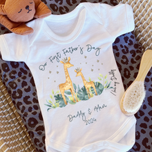 Load image into Gallery viewer, Father’s day gift, New Dad gift, First Father’s day babygrow, First Father’s day baby vest, Our first Father’s day, Best Daddy in the World