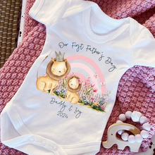 Load image into Gallery viewer, Father’s day gift, New Dad gift, First Father’s day babygrow, First Father’s day baby vest, Our first Father’s day, Best Daddy in the World