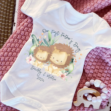 Load image into Gallery viewer, Father’s day gift, New Dad gift, First Father’s day babygrow, First Father’s day baby vest, Our first Father’s day, Best Daddy in the World