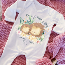 Load image into Gallery viewer, Father’s day gift, New Dad gift, First Father’s day babygrow, First Father’s day baby vest, Our first Father’s day, Best Daddy in the World