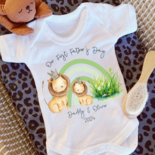 Load image into Gallery viewer, Father’s day gift, New Dad gift, First Father’s day babygrow, First Father’s day baby vest, Our first Father’s day, Best Daddy in the World