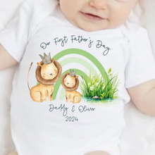 Load image into Gallery viewer, Father’s day gift, New Dad gift, First Father’s day babygrow, First Father’s day baby vest, Our first Father’s day, Best Daddy in the World