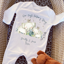 Load image into Gallery viewer, Father’s day gift, New Dad gift, First Father’s day babygrow, First Father’s day baby vest, Our first Father’s day, Best Daddy in the World
