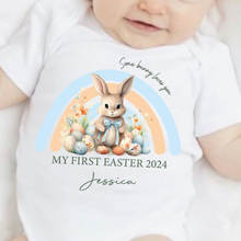 Load image into Gallery viewer, Easter Babygrow, Easter Sleepsuit, My 1st Easter, My First Easter, Babies first Easter sleepsuit, Easter baby outfit, New baby gift Vest