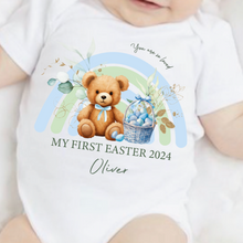 Load image into Gallery viewer, Easter Babygrow, Easter Sleepsuit, My 1st Easter, My First Easter, Babies first Easter sleepsuit, Easter baby outfit, New baby gift Vest