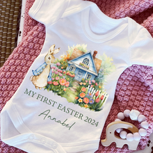 Load image into Gallery viewer, Easter Babygrow, Easter Sleepsuit, My 1st Easter, My First Easter, Babies first Easter sleepsuit, Easter baby outfit, New baby gift Vest