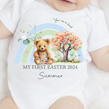 Load image into Gallery viewer, Easter Babygrow, Easter Sleepsuit, My 1st Easter, My First Easter, Babies first Easter sleepsuit, Easter baby outfit, New baby gift Vest