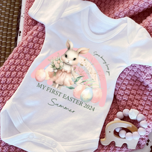 Load image into Gallery viewer, Easter Babygrow, Easter Sleepsuit, My 1st Easter, My First Easter, Babies first Easter sleepsuit, Easter baby outfit, New baby gift Vest