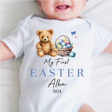 Load image into Gallery viewer, Easter Babygrow, Easter Sleepsuit, My 1st Easter, My First Easter, Babies first Easter sleepsuit, Easter baby outfit, New baby gift Vest