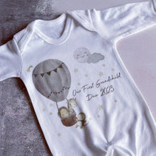 Load image into Gallery viewer, First Grandchild announcement, First Grandparents, First Grandchild Baby Vest, Grandad to be, First Nana, 1st time Grandma, First Grandbaby
