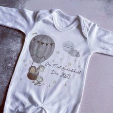 Load image into Gallery viewer, First Grandchild announcement, First Grandparents, First Grandchild Baby Vest, Grandad to be, First Nana, 1st time Grandma, First Grandbaby