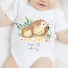 Load image into Gallery viewer, I Love My Auntie Baby Vest, Personalised Sleepsuit, Auntie Babygrow, Newborn Pregnancy Announcement Gift, Going to be an Auntie, Aunty to be