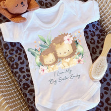 Load image into Gallery viewer, I Love My Auntie Baby Vest, Personalised Sleepsuit, Auntie Babygrow, Newborn Pregnancy Announcement Gift, Going to be an Auntie, Aunty to be