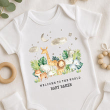 Load image into Gallery viewer, Pregnancy announcement, pregnancy gift, personalised baby vest, bodysuit, baby shower gift, unisex baby gift, personalised sleepsuit, Onesie