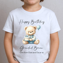 Load image into Gallery viewer, Happy Birthday Uncle T-Shirt, 1st Birthday as My Uncle, Grandparent Gift, Uncle Birthday, Auntie Birthday, Toddler Tee, Kids Top Clothes