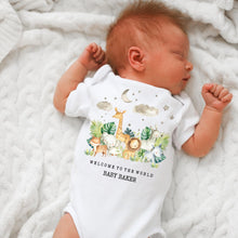 Load image into Gallery viewer, Pregnancy announcement, pregnancy gift, personalised baby vest, bodysuit, baby shower gift, unisex baby gift, personalised sleepsuit, Onesie