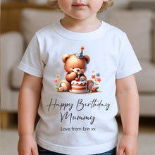 Load image into Gallery viewer, Happy Birthday Nana T-Shirt, 1st Birthday as My Nanny, Grandparent Gift, Grandma Birthday, Granny Birthday, Toddler Tee, Kids Top Clothes
