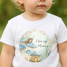 Load image into Gallery viewer, I Love My Mummy Safari T-Shirt, Baby & Kids Tee, Jungle Animal design, Mummy Gift Baby Top, Toddler Children Girls Boys, I love my Mummies