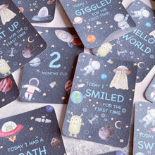 Load image into Gallery viewer, Astronaut Space Theme Milestone Cards - Set of 30