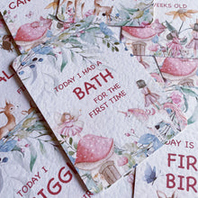 Load image into Gallery viewer, Eucalyptus Fairy Garden Milestone Cards - Set of 30