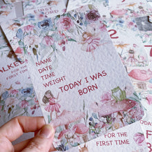 Load image into Gallery viewer, Eucalyptus Fairy Garden Milestone Cards - Set of 30