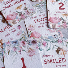 Load image into Gallery viewer, Eucalyptus Fairy Garden Milestone Cards - Set of 30
