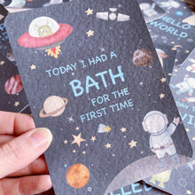 Load image into Gallery viewer, Astronaut Space Theme Milestone Cards - Set of 30