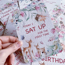 Load image into Gallery viewer, Eucalyptus Fairy Garden Milestone Cards - Set of 30