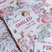 Load image into Gallery viewer, Eucalyptus Fairy Garden Milestone Cards - Set of 30