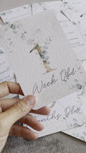 Load and play video in Gallery viewer, Beautiful Eucalyptus Milestone Cards - Set of 30