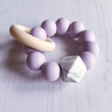 Load image into Gallery viewer, Newborn Mini Teether - Lilac - Hopes, Dreams & Jellybeans