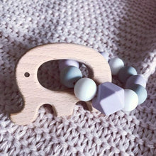Load image into Gallery viewer, Elephant Mini Teething Ring - Lilac - Hopes, Dreams & Jellybeans