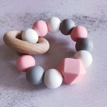 Load image into Gallery viewer, Newborn Mini Teether - Hopes, Dreams & Jellybeans