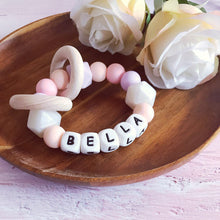 Load image into Gallery viewer, Personalised Silicone Teething Ring