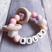 Load image into Gallery viewer, Personalised Silicone Teething Ring