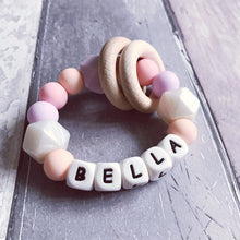Load image into Gallery viewer, Personalised Silicone Teething Ring
