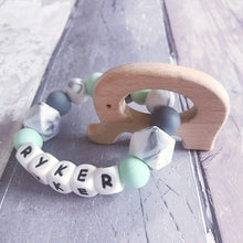 Load image into Gallery viewer, Personalised Elephant Teether