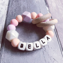 Load image into Gallery viewer, Personalised Silicone Teething Ring