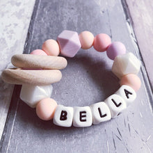 Load image into Gallery viewer, Personalised Silicone Teething Ring