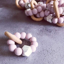Load image into Gallery viewer, Newborn Mini Teether - Lilac - Hopes, Dreams & Jellybeans