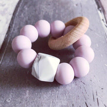 Load image into Gallery viewer, Newborn Mini Teether - Lilac - Hopes, Dreams & Jellybeans