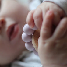 Load image into Gallery viewer, Newborn Mini Teether - Lilac - Hopes, Dreams & Jellybeans