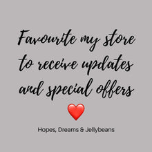 Load image into Gallery viewer, Personalised Silicone Teething Ring - Hopes, Dreams & Jellybeans